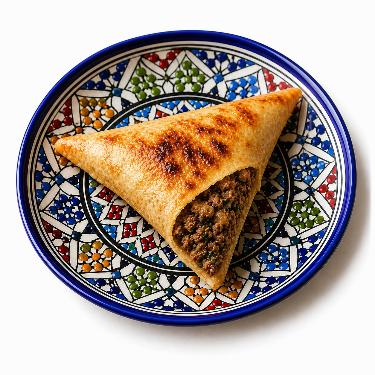 Briouates salées viande hachée a Marrakech