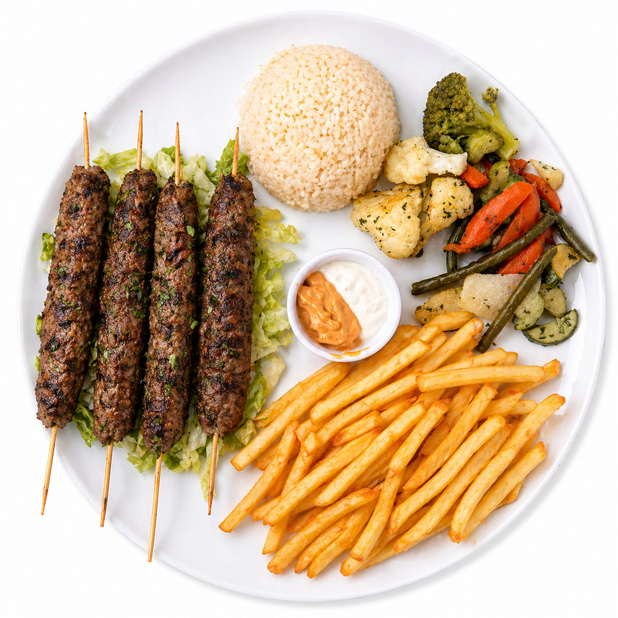 Brochettes Viande Hachée