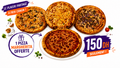 Offre pizza familiale Marrakech 3 pizzas au choix plus 1 pizza Margherita offerte 150 DH