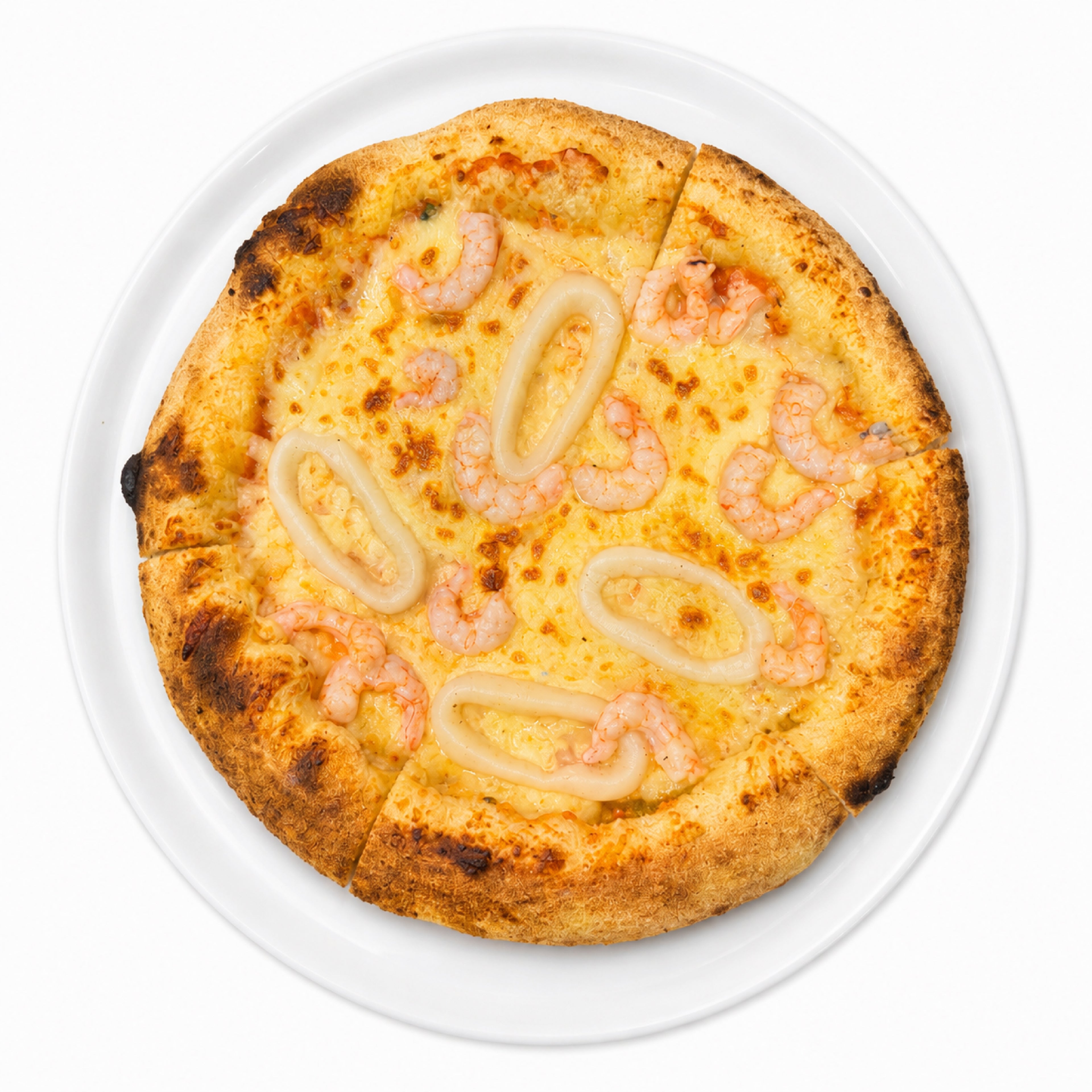 Pizza fruit de mer a Marrakech