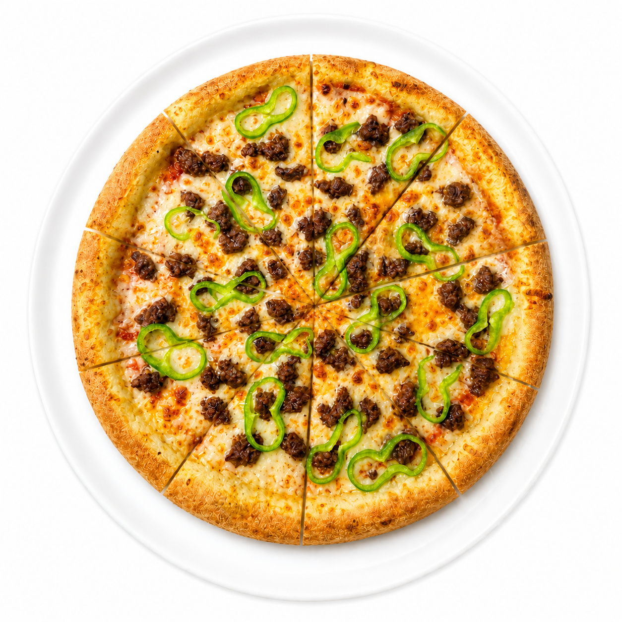 Pizza viande hachée a Marrakech