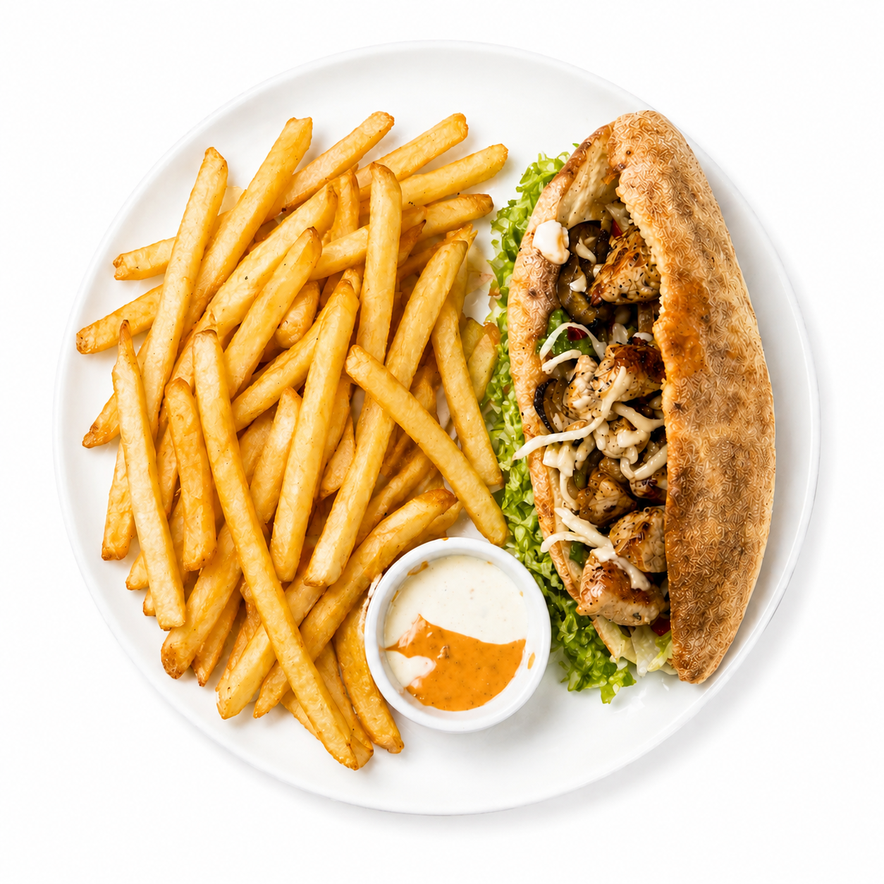 Sandwich poulet a Marrakech