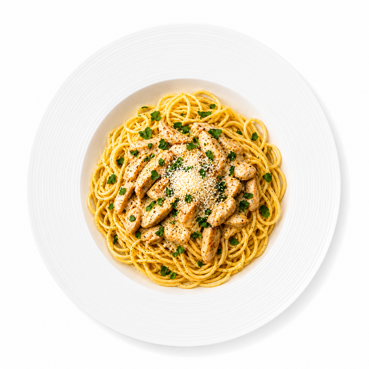 Spaghetti Poulet a Marrakech